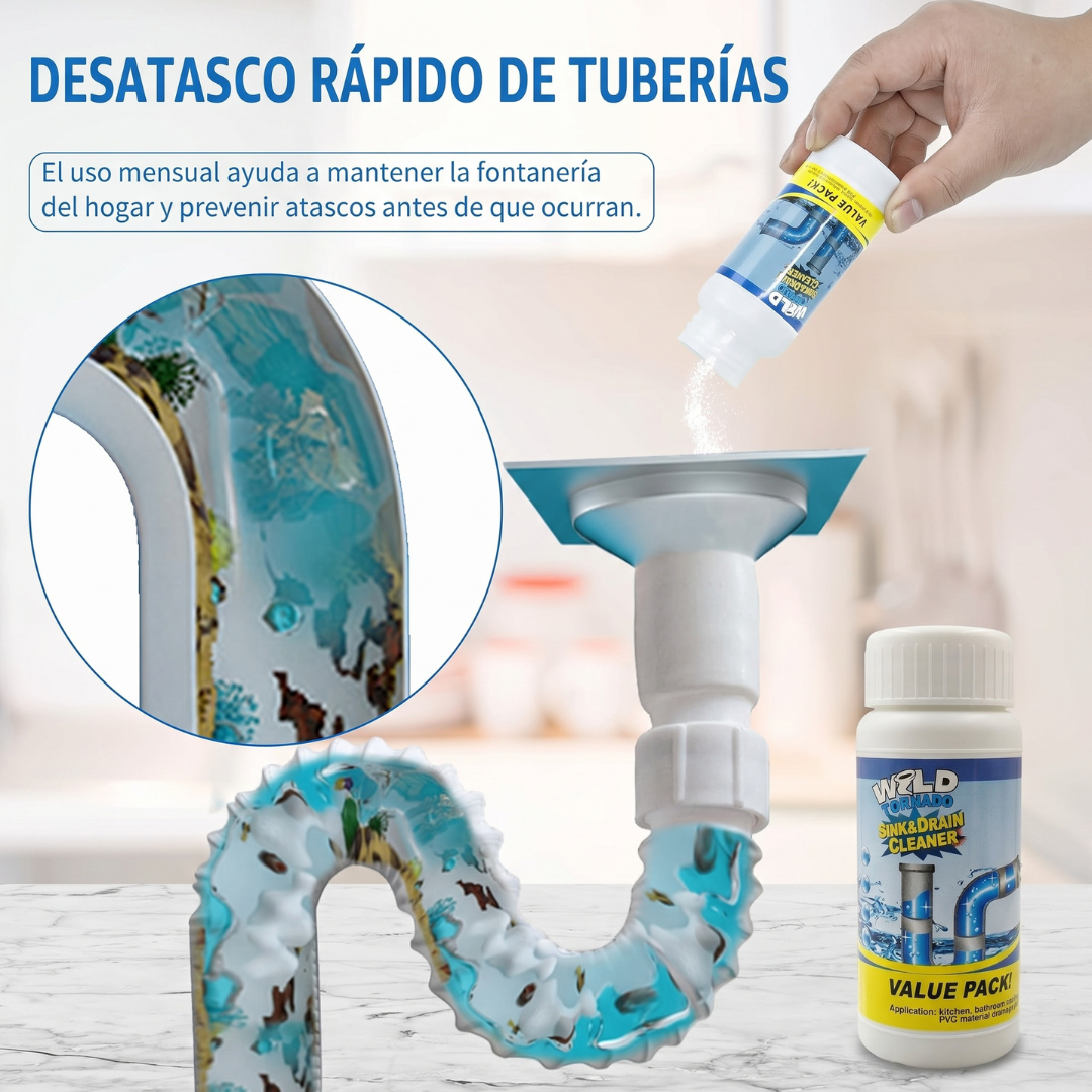 Polvo Activo Destapa Cañerías