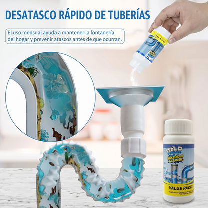 Polvo Activo Destapa Cañerías