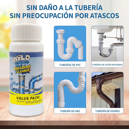 Polvo Activo Destapa Cañerías