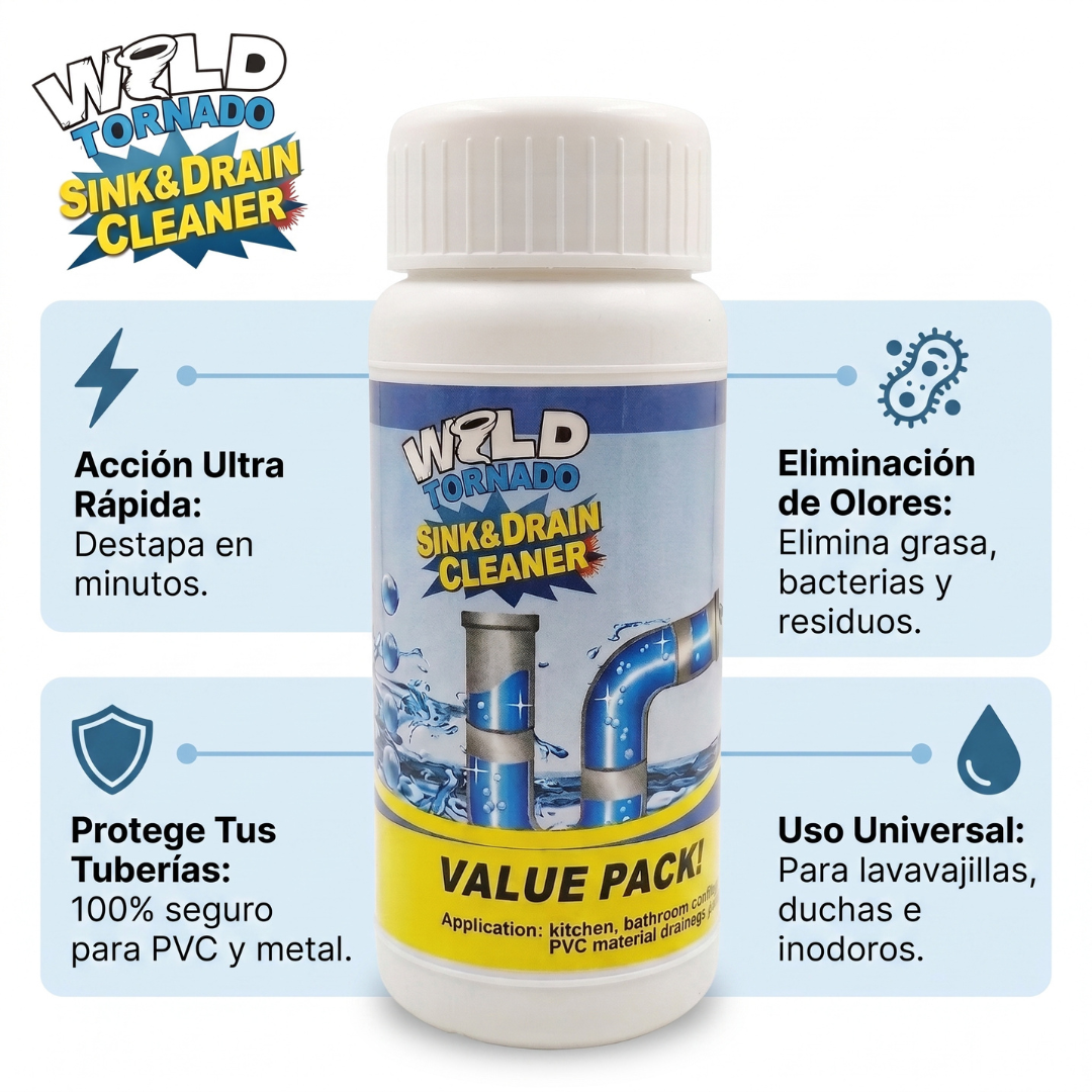 Polvo Activo Destapa Cañerías