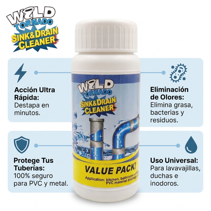 Polvo Activo Destapa Cañerías